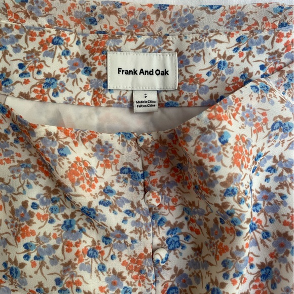 Frank & Oak button-down floral midi skirt - Picture 4 of 6